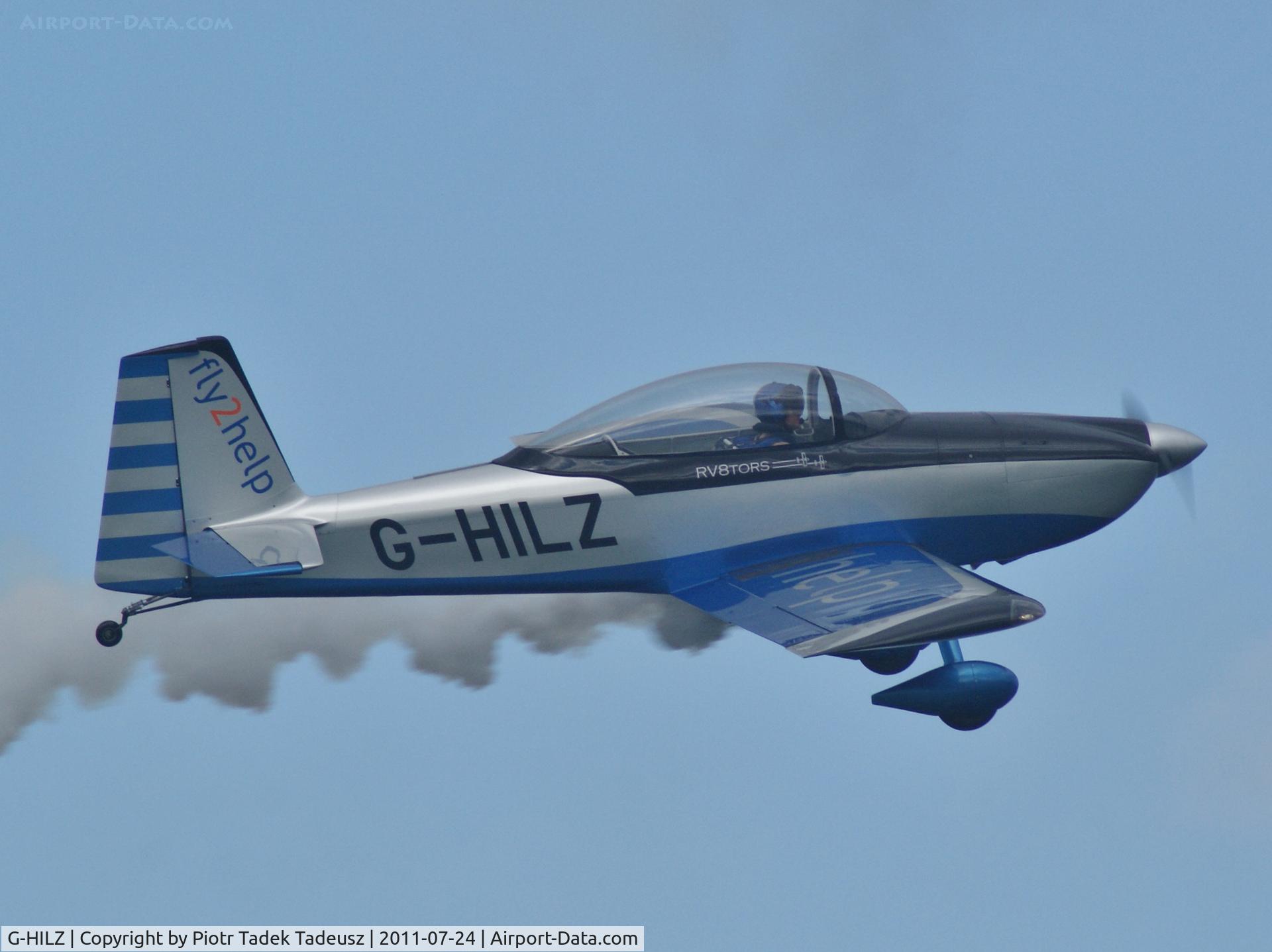G-HILZ, 2006 Vans RV-8 C/N PFA 303-14471, Bray AS2011