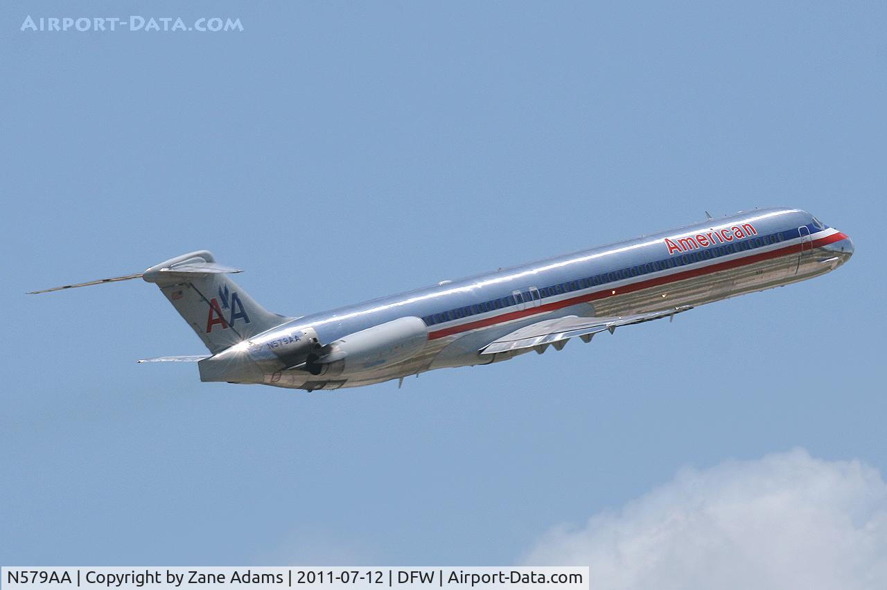N579AA, 1991 McDonnell Douglas MD-82 (DC-9-82) C/N 53156, American Airlines at DFW Airport