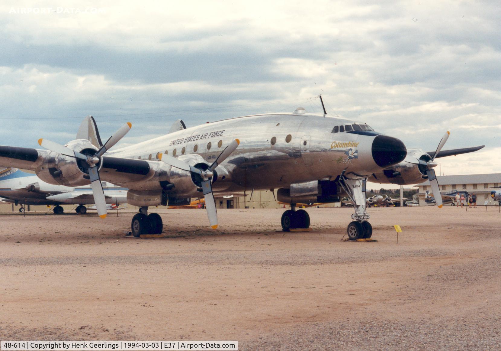 48-614, 1949 Lockheed VC-121B Constellation C/N 749-2606, Pima Air Museum