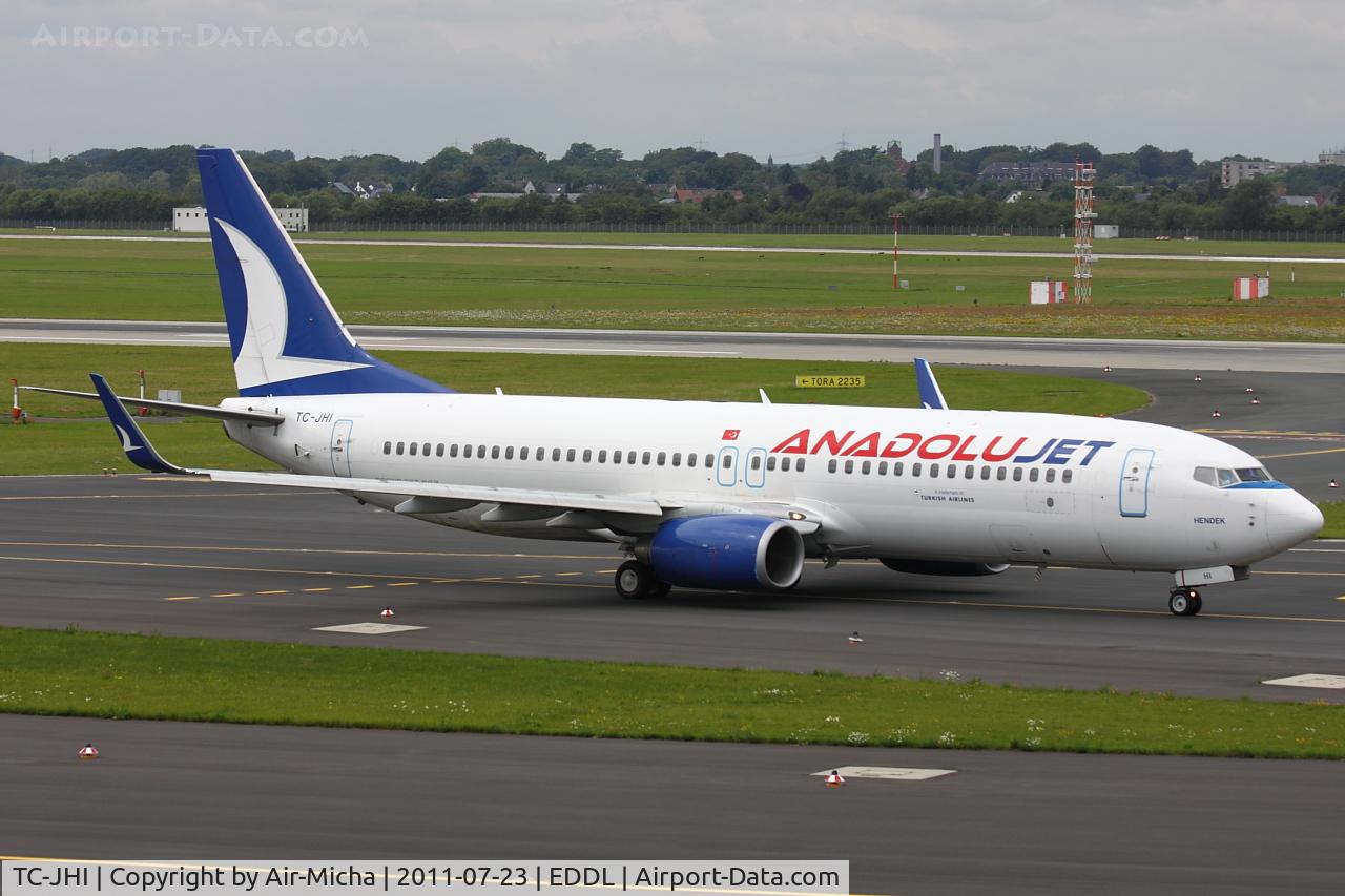TC-JHI, 2007 Boeing 737-8FH C/N 35092, Anadolu Jet, Name: Hendek