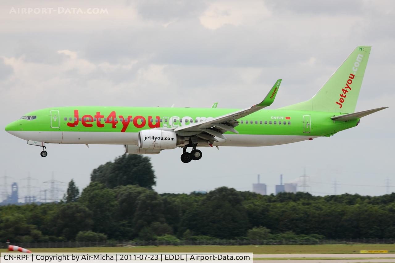 CN-RPF, 2007 Boeing 737-8K5 C/N 34691, Jet 4You