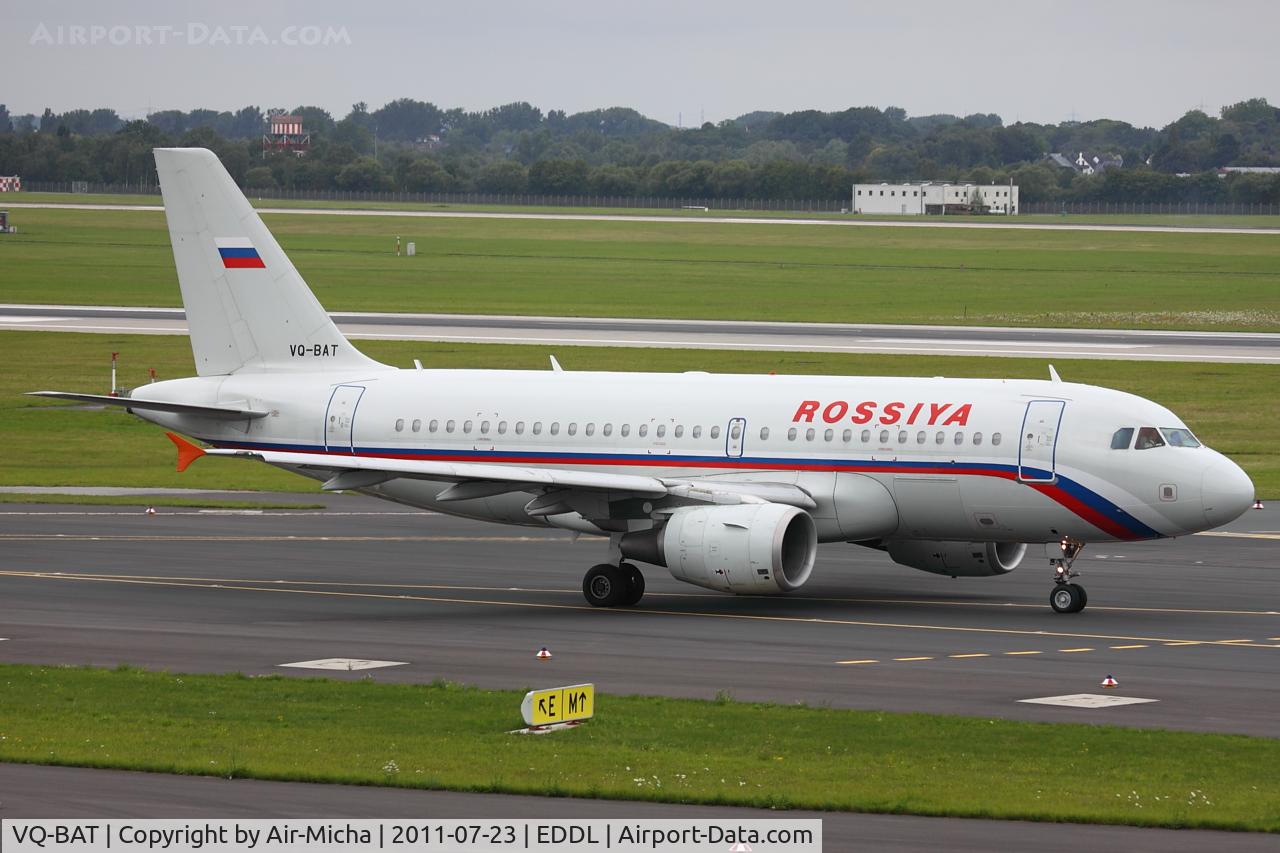 VQ-BAT, 2002 Airbus A319-111 C/N 1876, Rossiya
