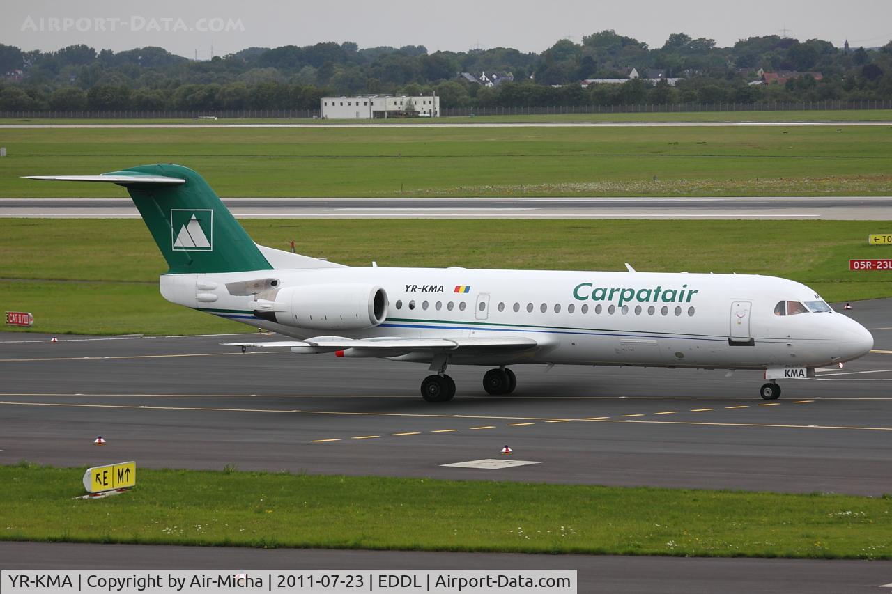 YR-KMA, 1995 Fokker 70 (F-28-0070) C/N 11564, Carpatair