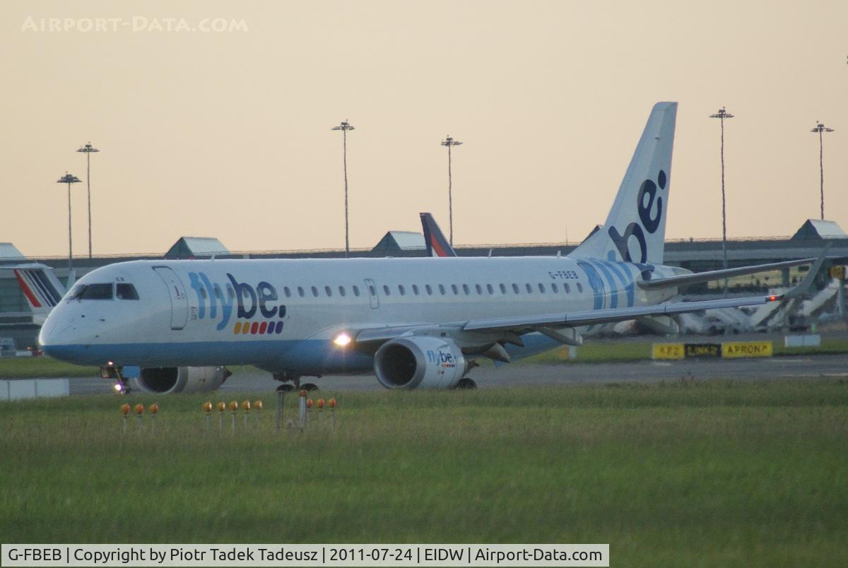 G-FBEB, 2006 Embraer 195LR (ERJ-190-200LR) C/N 19000057, Dublin