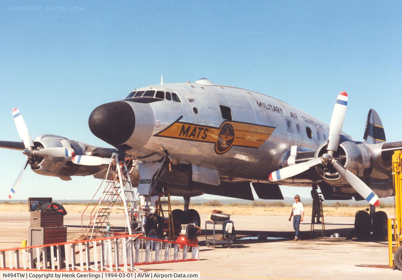 N494TW, 1948 Lockheed L-749A-79 Constellation C/N 2601, MATS Connie