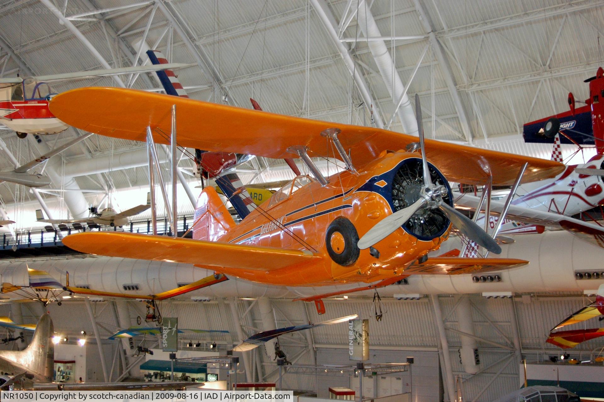 NR1050, 1938 Grumman G-22 Gulfhawk II C/N 355, 1938 Grumman Aircraft Engineering Corporation G-22 Gulfhawk II at the Steven F. Udvar-Hazy Center, Smithsonian National Air and Space Museum, Chantilly, VA