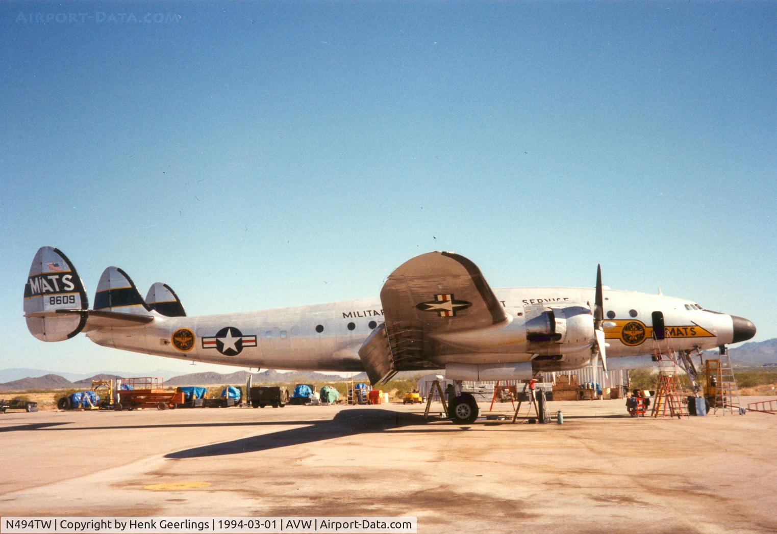 N494TW, 1948 Lockheed L-749A-79 Constellation C/N 2601, MATS Connie