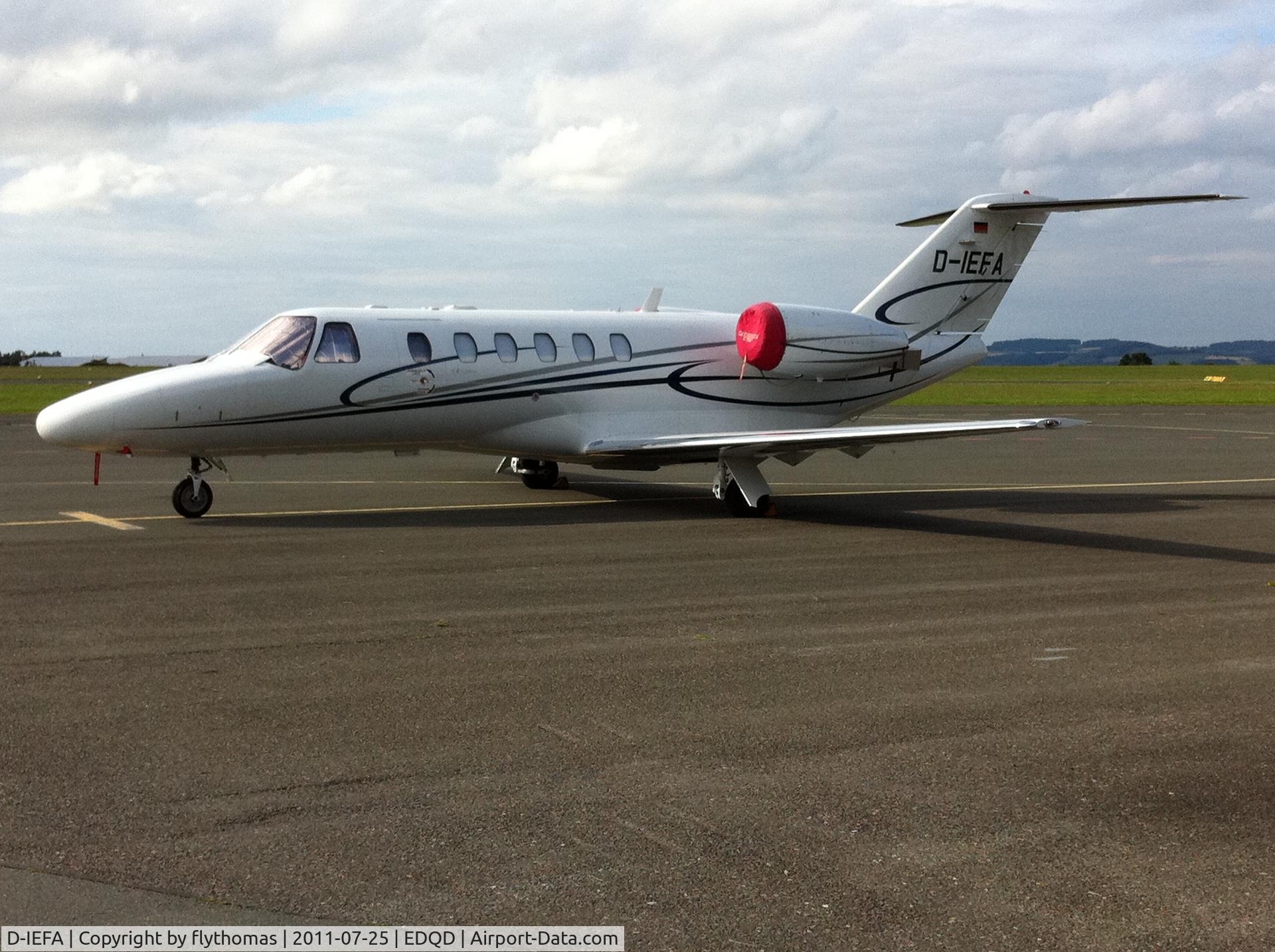 D-IEFA, 2007 Cessna 525A CitationJet CJ2+ C/N 525A-0358, D-IEFA Bayreuth Airport