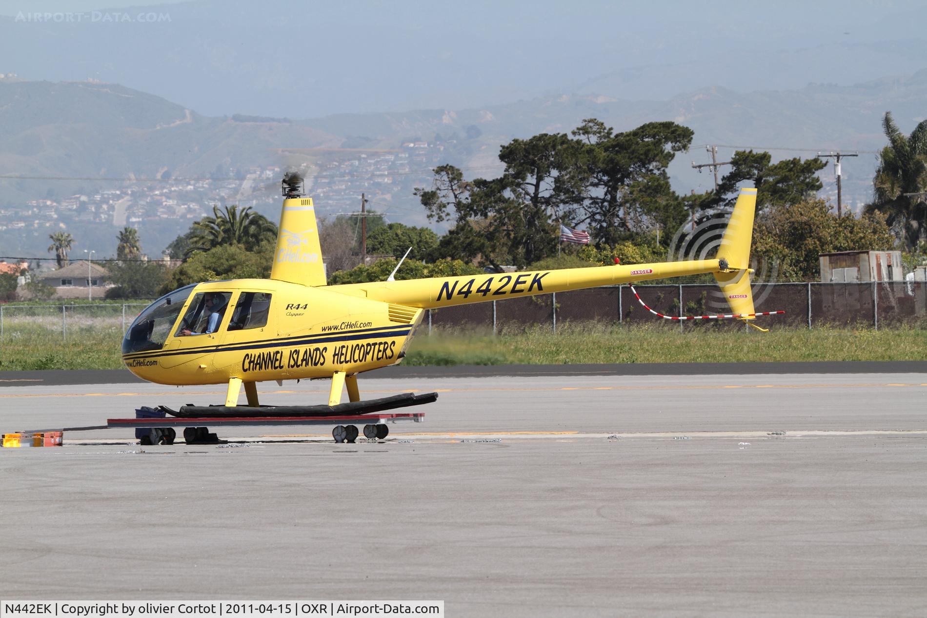 N442EK, 2002 Robinson R44 Clipper C/N 1146, Oxnard airport