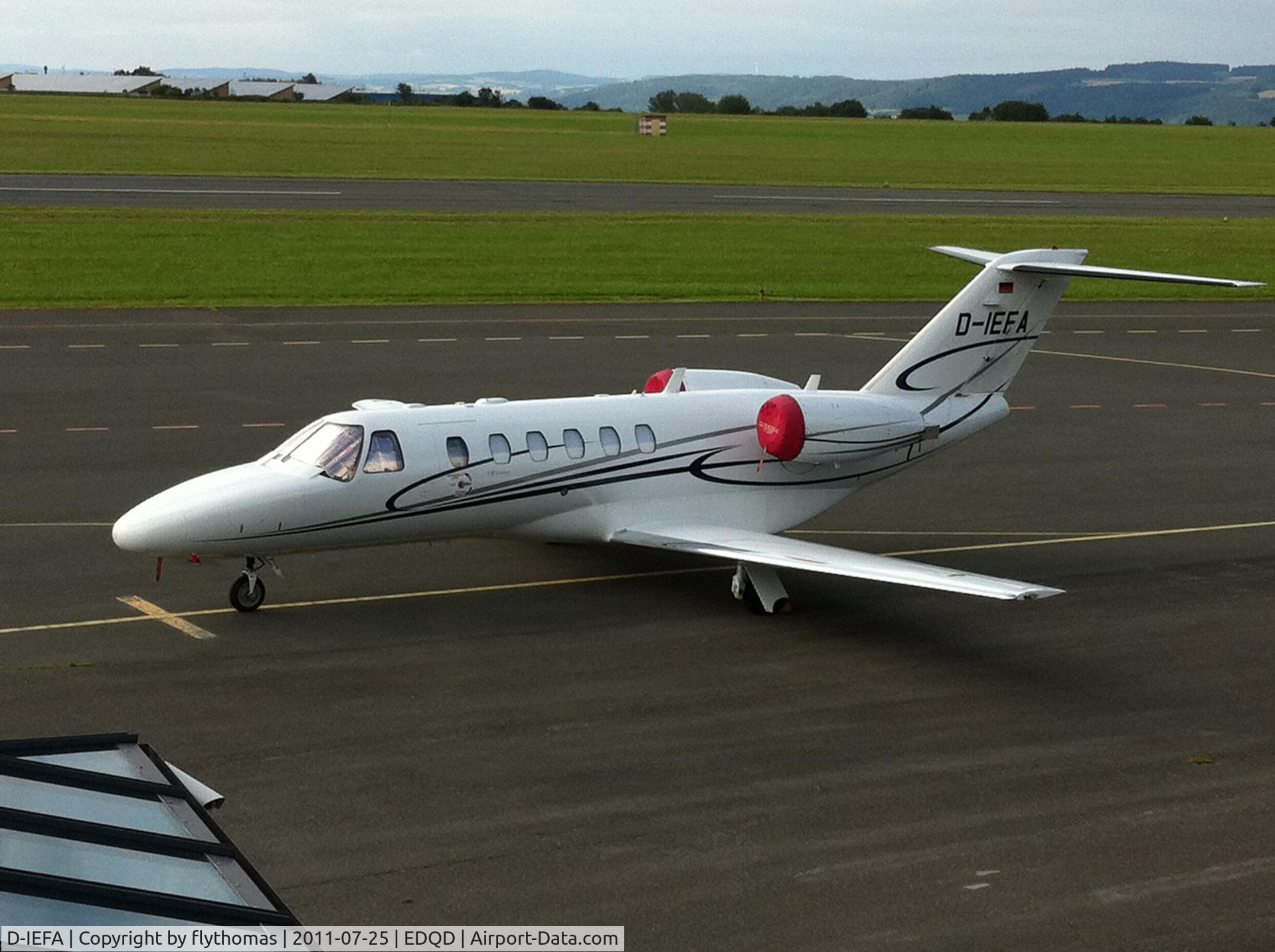 D-IEFA, 2007 Cessna 525A CitationJet CJ2+ C/N 525A-0358, D-IEFA Bayreuth Airport Bindlacher Berg