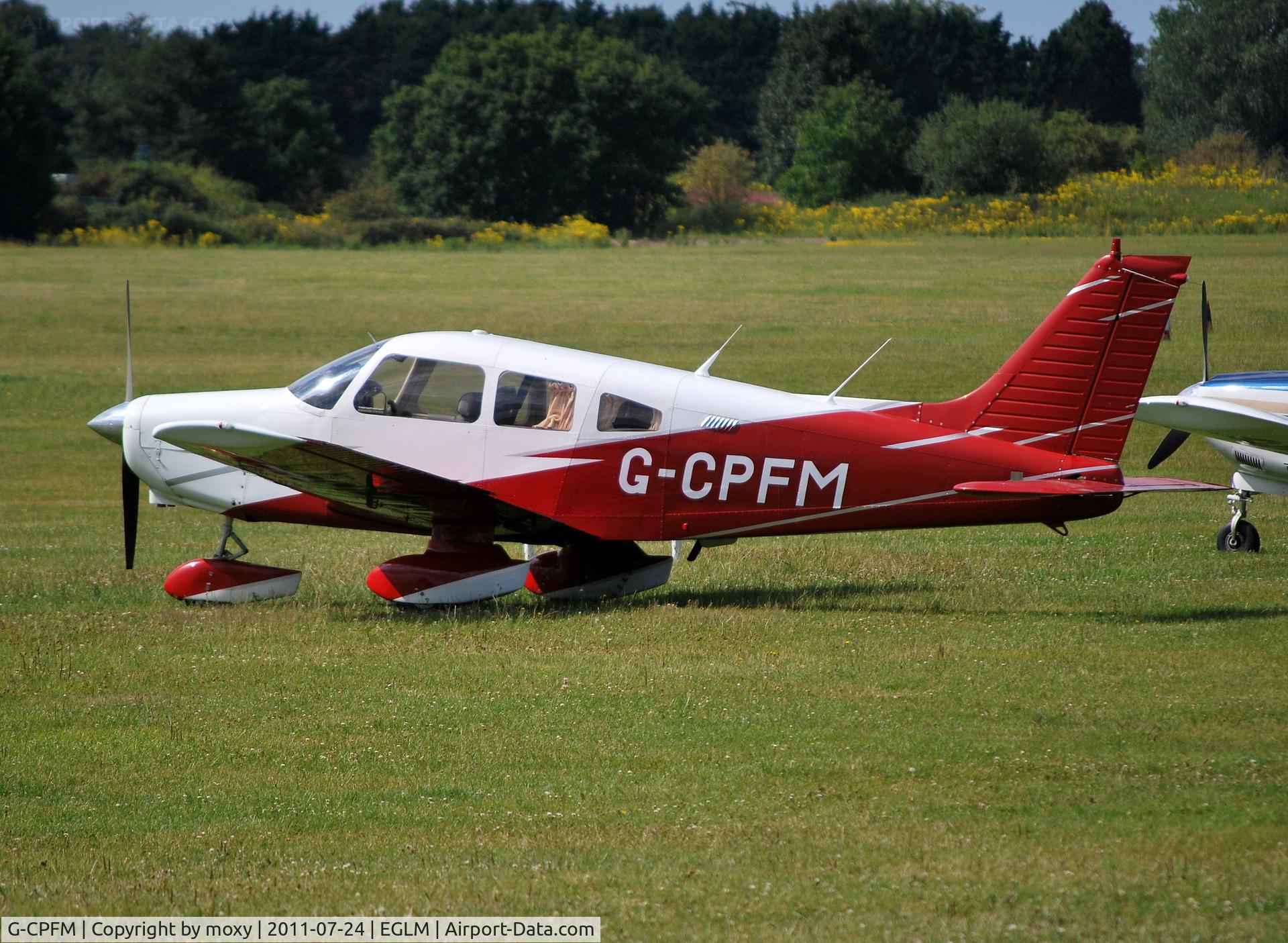 G-CPFM, 1980 Piper PA-28-161 Cherokee Warrior II C/N 28-8116061, Cherokee Warrior II at White Waltham. Ex N8283C