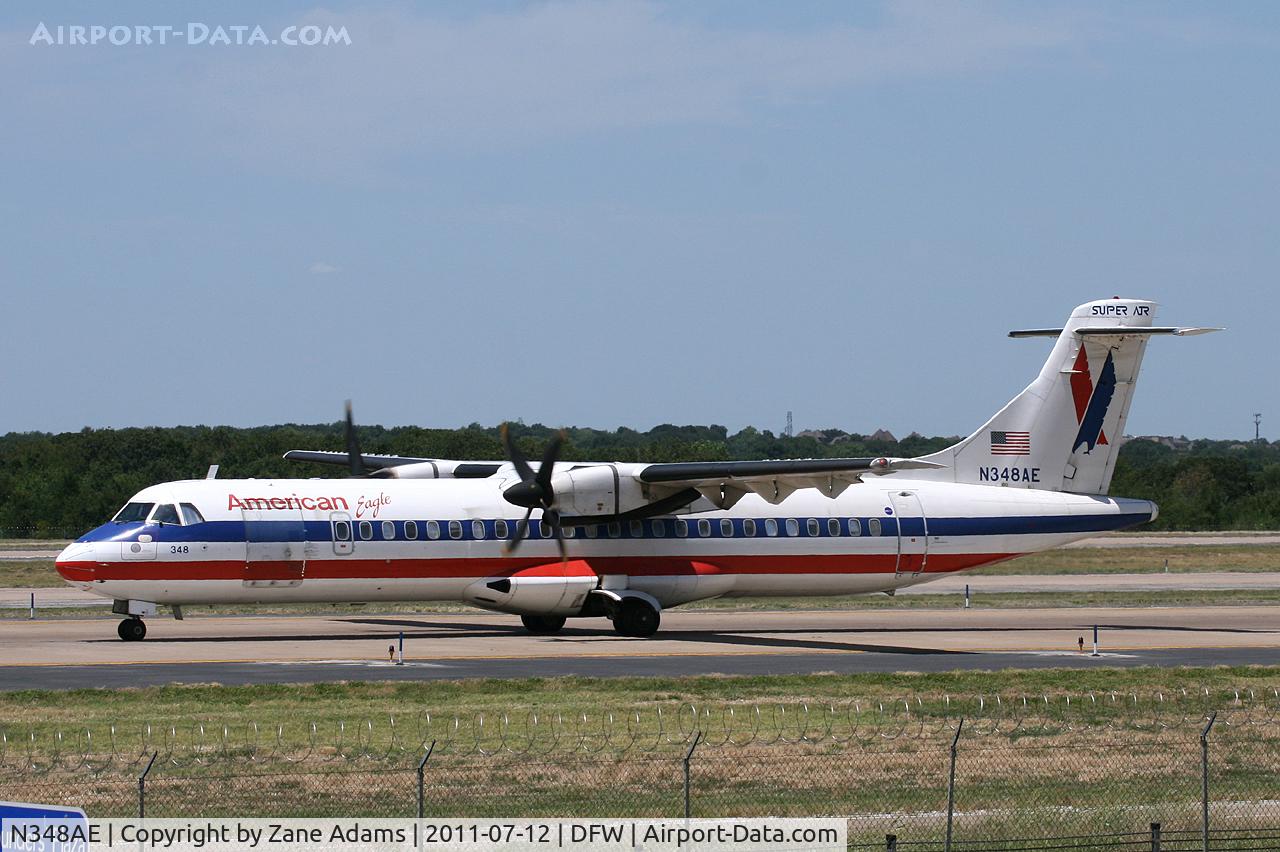 N348AE, 1993 ATR 72-212 C/N 349, American Eagle at DFW