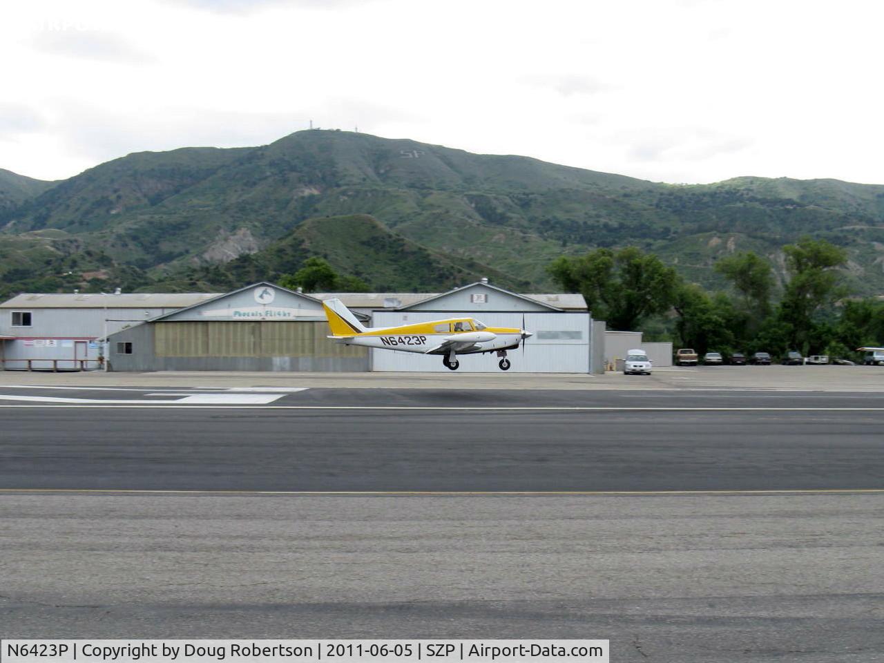 N6423P, 1959 Piper PA-24-250 Comanche C/N 24-1533, 1959 Piper PA-24-250 COMANCHE, Lycoming O-540-A1A5 250 Hp, landing Rwy 22