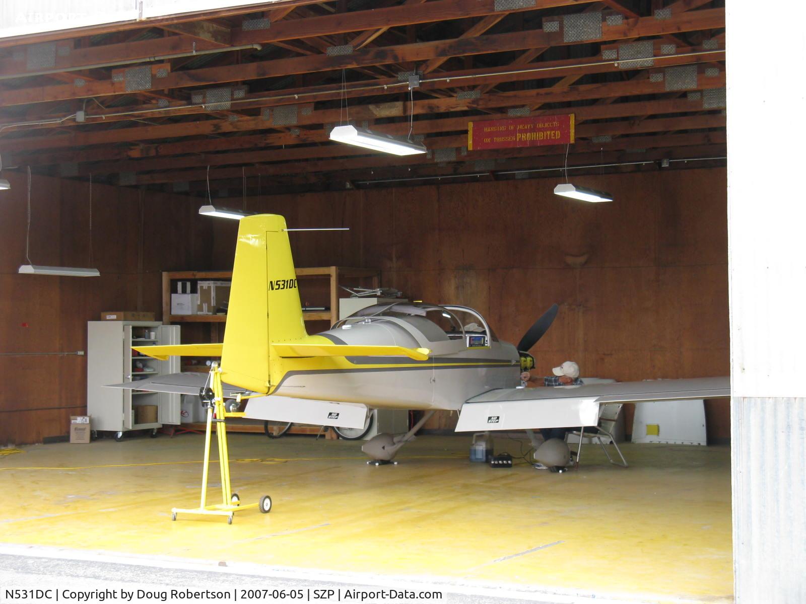 N531DC, 2007 Vans RV-7 C/N 72814, 2007 Simmons VAN's RV-7, Mattituck (Lycoming) TMX 10-360 180 Hp
