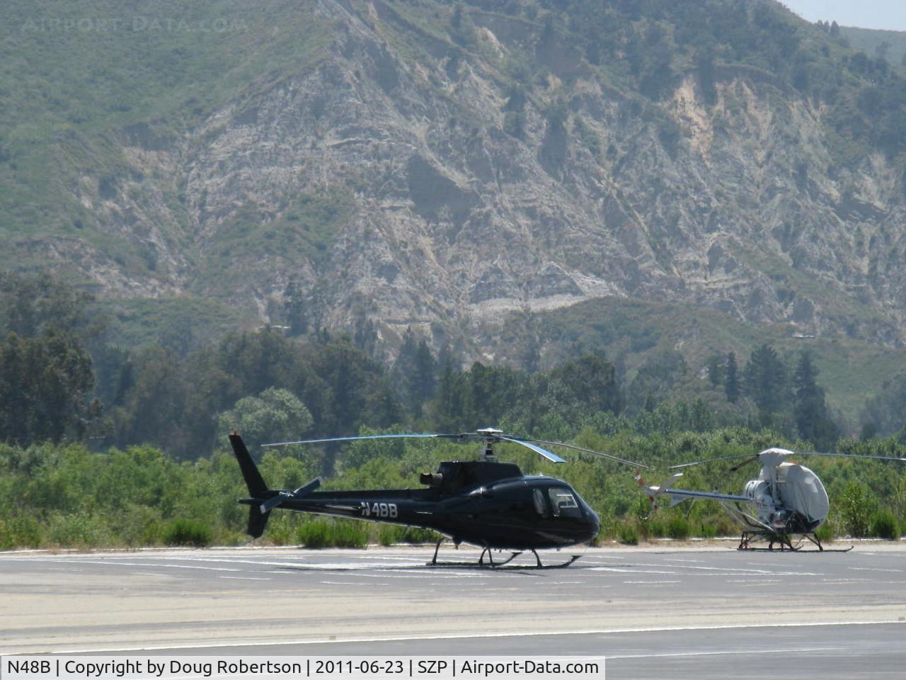 N48B, Aerospatiale AS-350B Ecureuil C/N 1481, Aerospatiale AS 350B Ecureuil (Squirrel), one Turbomecha Arriel 1B Turboshaft 641 shp, 6 place