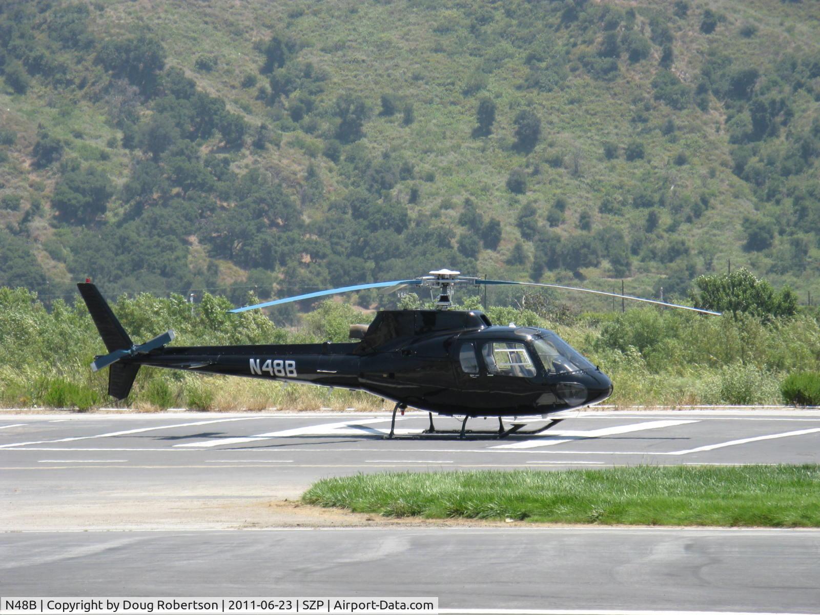 N48B, Aerospatiale AS-350B Ecureuil C/N 1481, Aerospatiale AS 350B Ecureuil (Squirrel), one Turbomecha Arriel 1B Turboshaft 641 shp, 6 place