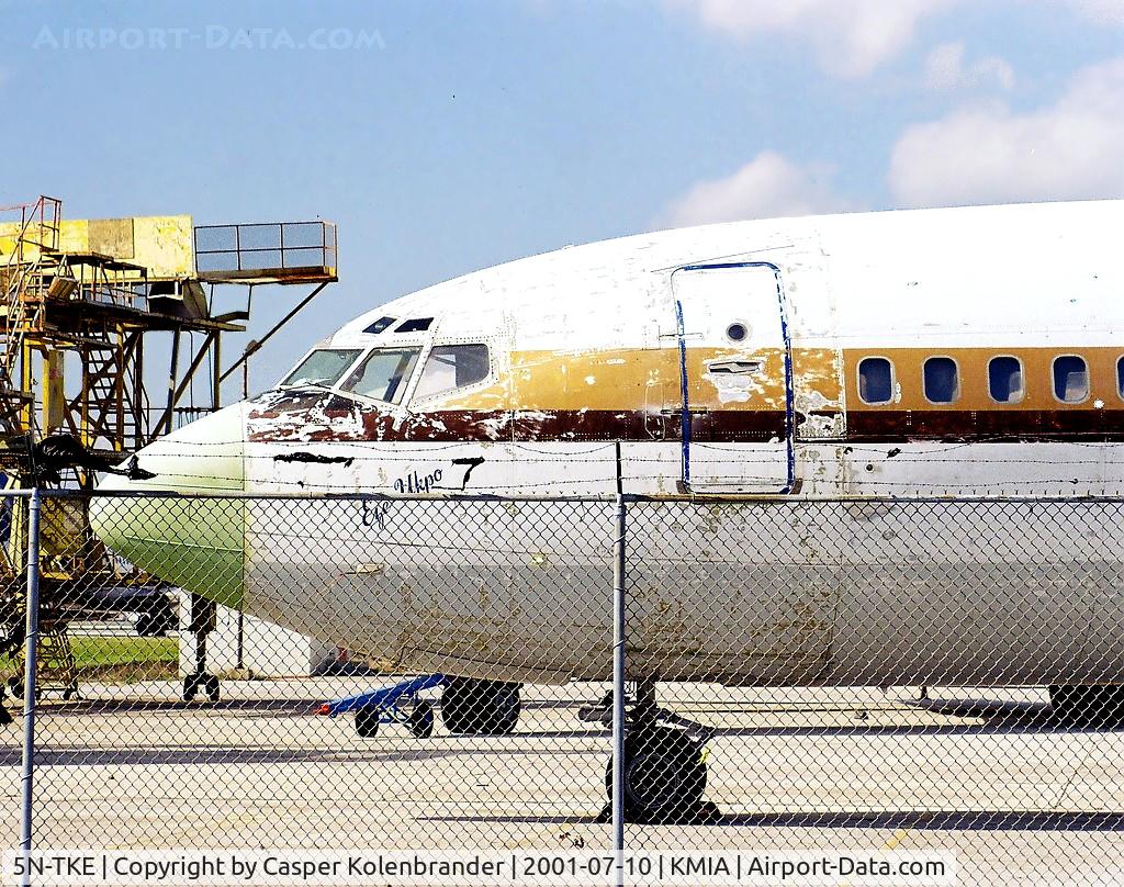 5N-TKE, 1967 Boeing 727-82 C/N 19406, Triax Airlines