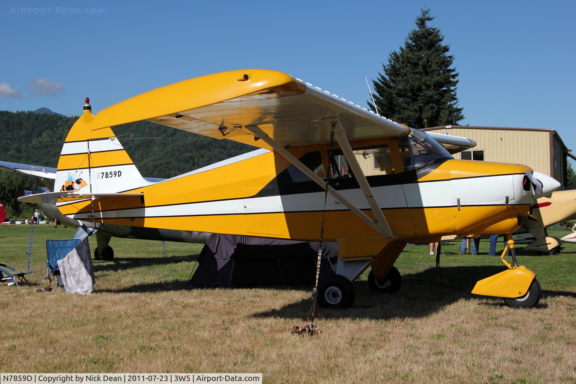 N7859D, 1957 Piper PA-22-150 Tri-Pacer C/N 22-5509, 3W5 2011