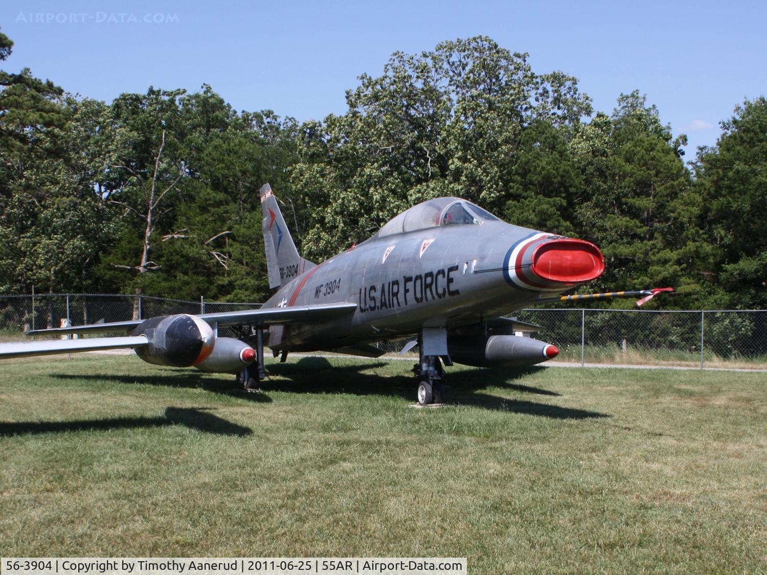 56-3904, North American F-100F Super Sabre C/N 243-178, North American F-100F-10-NA, c/n: 243-178
Silver Wings Field, 55AR, 36-25-51N, 093-41-40W