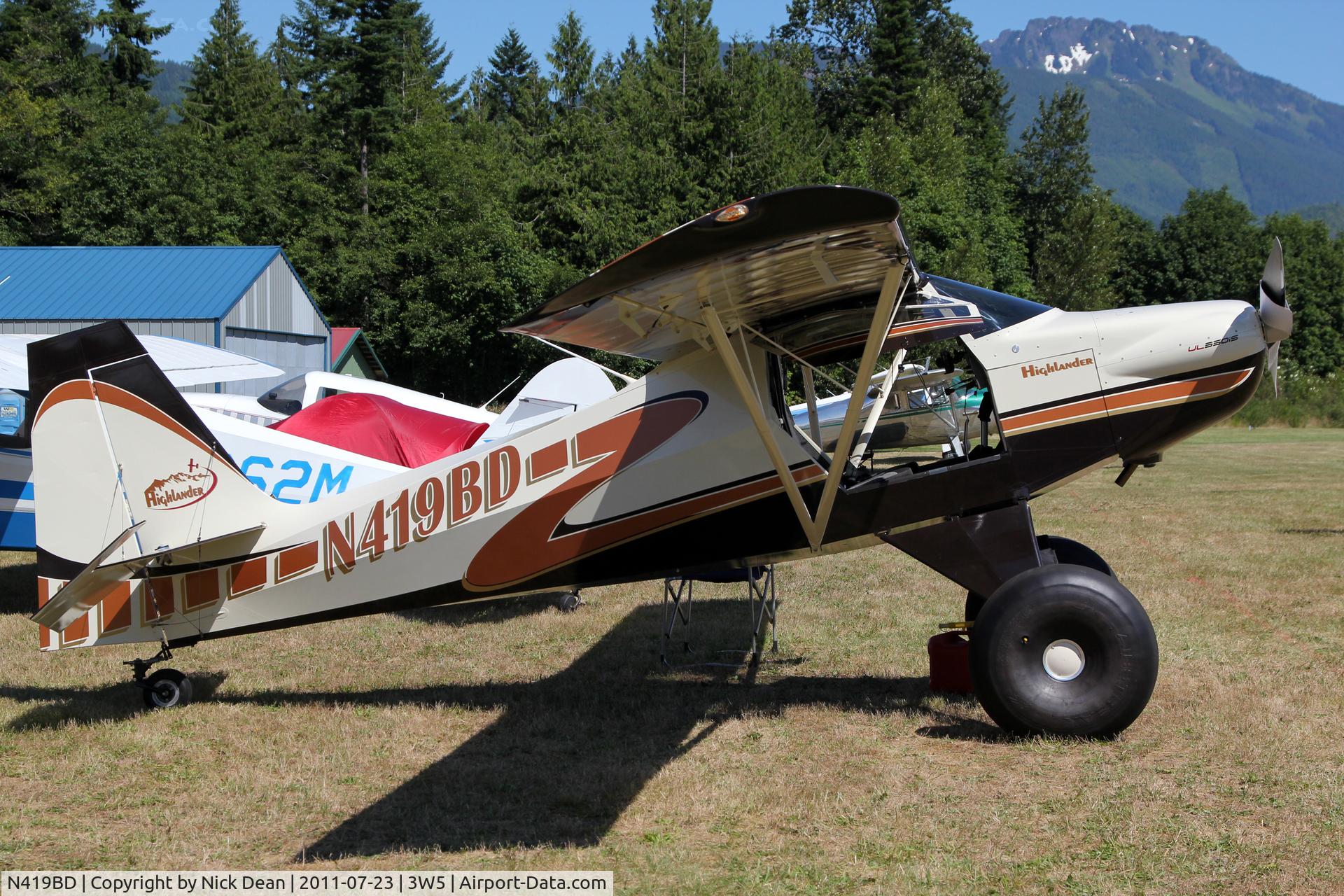 N419BD, Just Aircraft Highlander C/N JA181-12-08, 3W5 2011