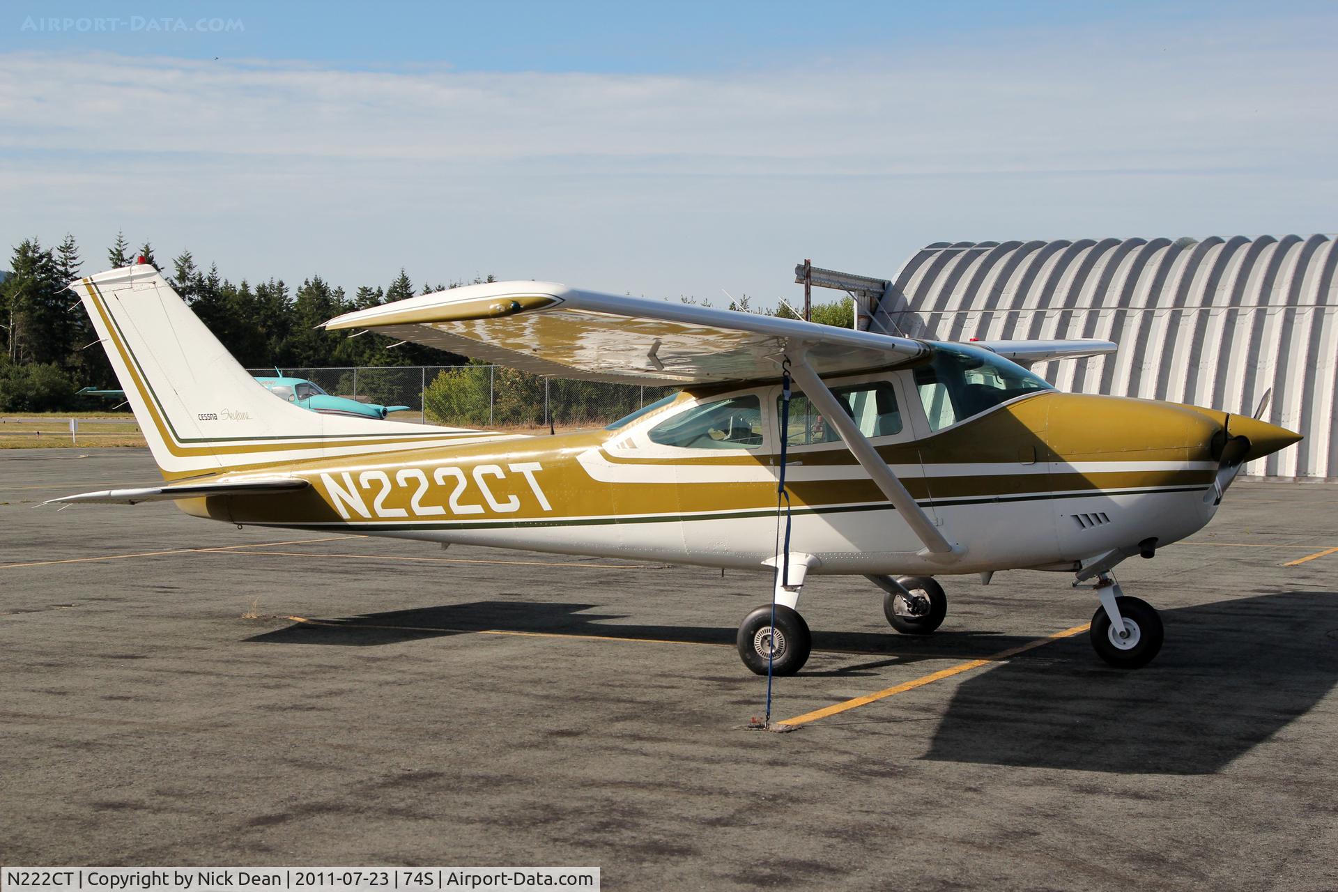 N222CT, 1974 Cessna 182P Skylane C/N 18263068, 74S Anacortes
