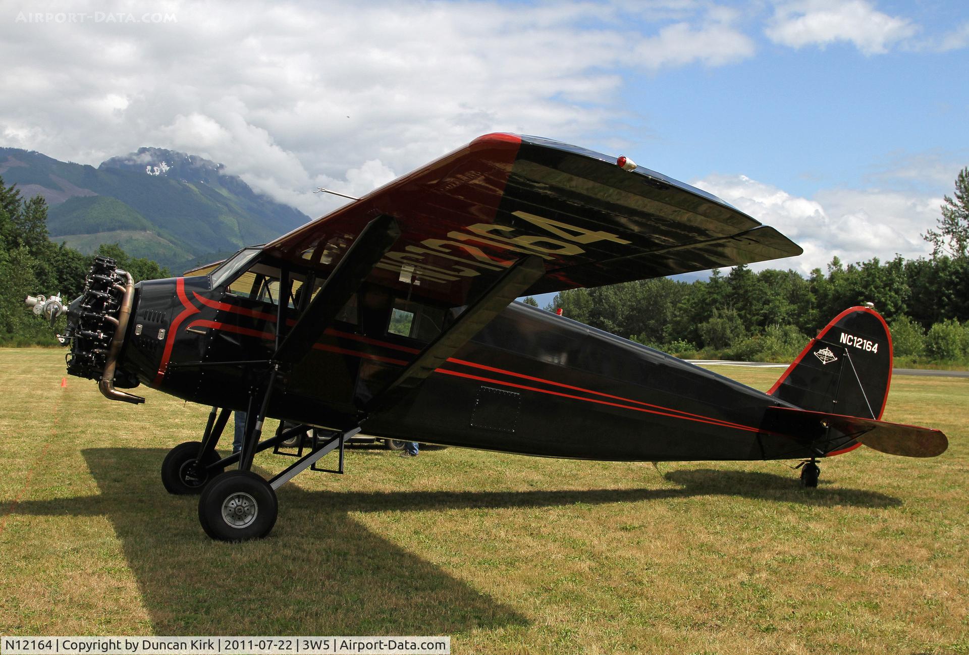 N12164, 1931 Stinson JR. S C/N 8102, This beauty visited the fly-in on the Friday