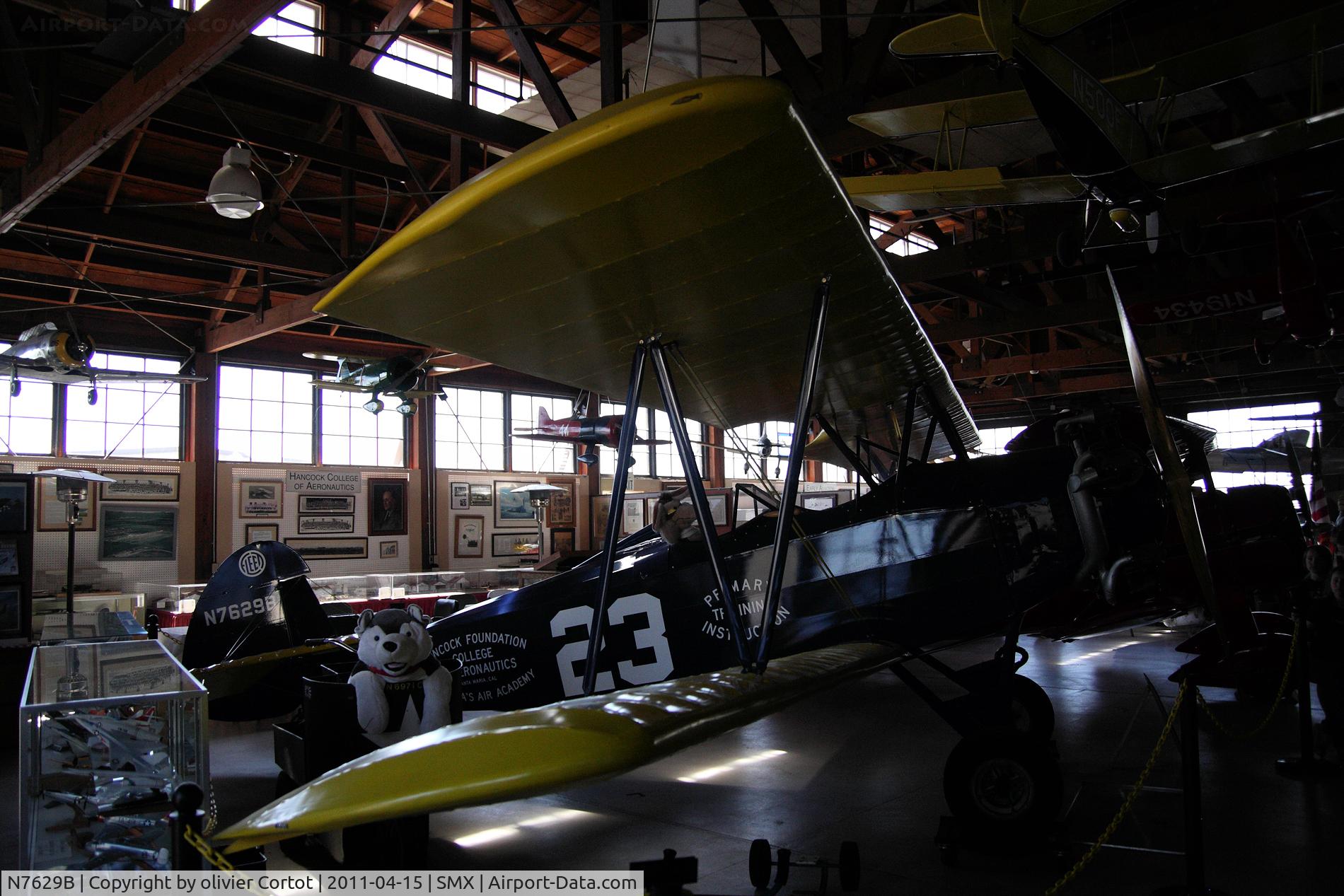 N7629B, 1929 Fleet Model 2 C/N 157, Part of the Santa Maria air museum