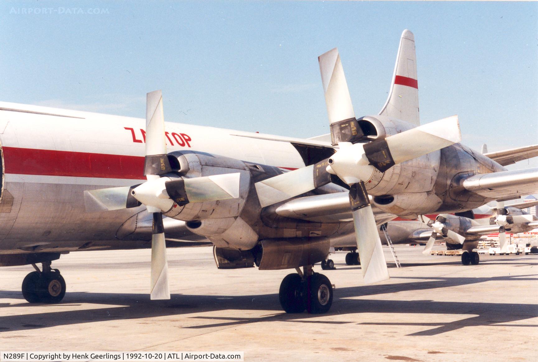 N289F, 1959 Lockheed L-188C(F) Electra C/N 1110, Zantop