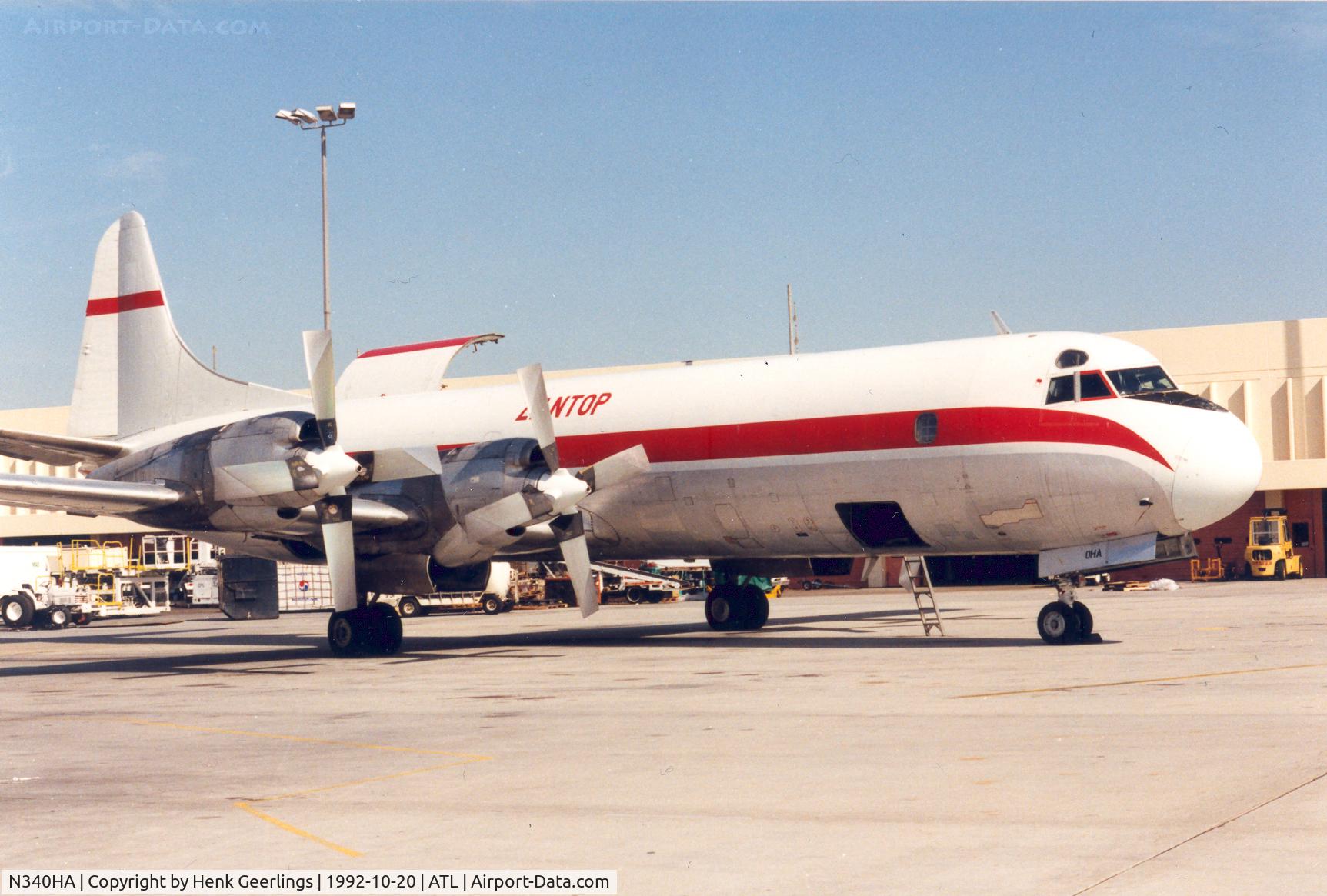 N340HA, 1959 Lockheed L-188A(F) Electra C/N 1109, Zantop