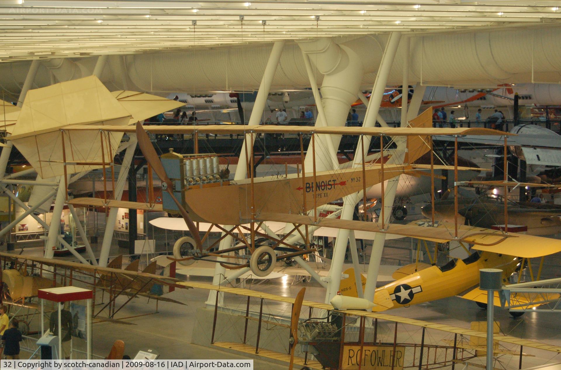 32, Benoist-Korn Type XII, Benoist-Korn Type XII at the Steven F. Udvar-Hazy Center, Smithsonian National Air and Space Museum, Chantilly, VA
