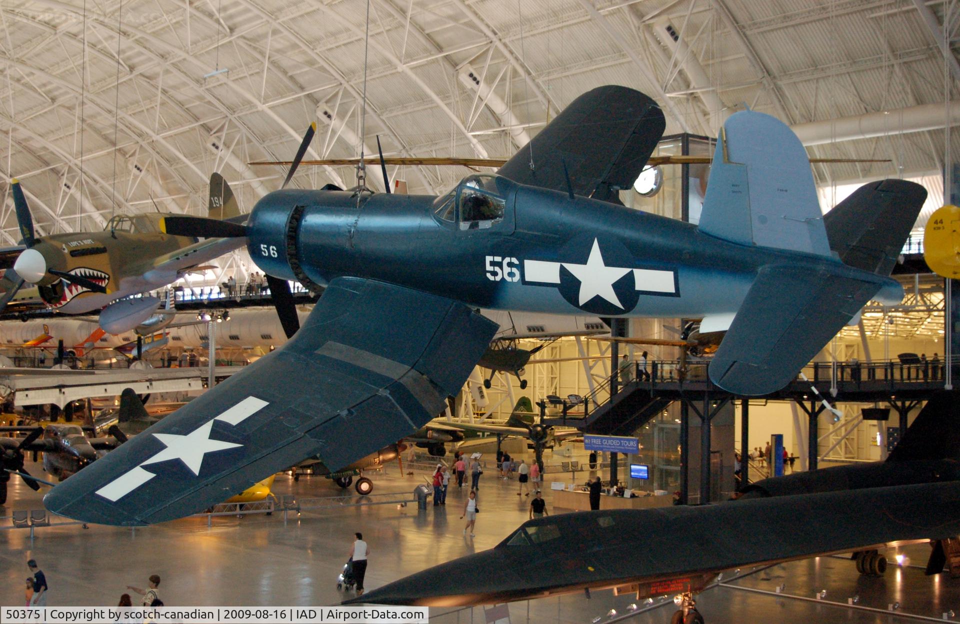 50375, Vought F4U-1D Corsair C/N 5622, Chance Vought F4U-1A Corsair at the Steven F. Udvar-Hazy Center, Smithsonian National Air and Space Museum, Chantilly, VA