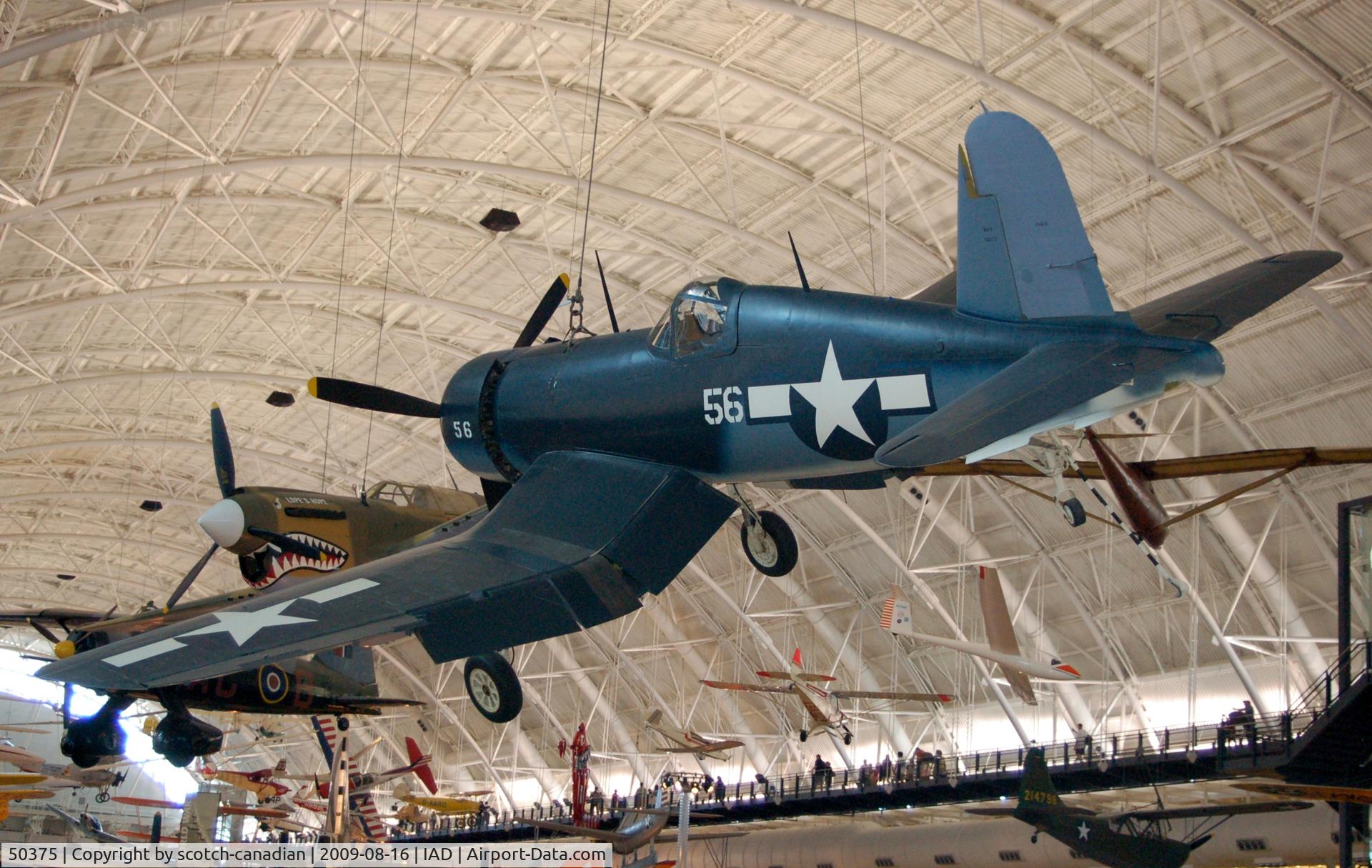 50375, Vought F4U-1D Corsair C/N 5622, Chance Vought F4U-1A Corsair at the Steven F. Udvar-Hazy Center, Smithsonian National Air and Space Museum, Chantilly, VA