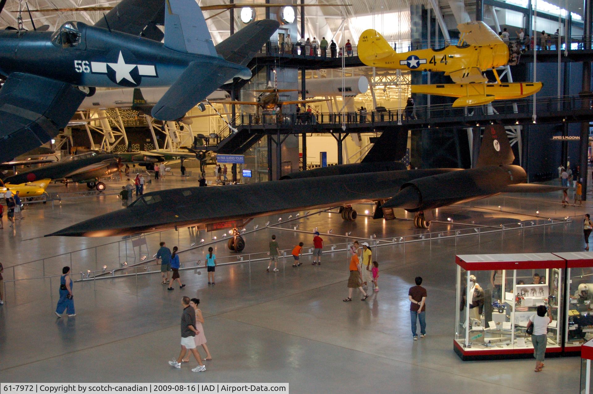 61-7972, 1961 Lockheed SR-71A Blackbird C/N 2023, 1961 Lockheed SR-71A Blackbird at the Steven F. Udvar-Hazy Center, Smithsonian National Air and Space Museum, Chantilly, VA