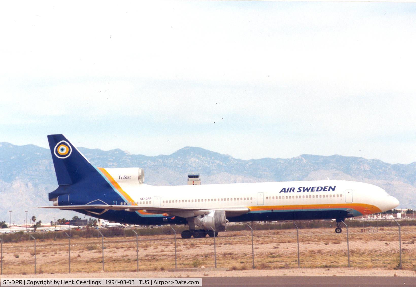 SE-DPR, Lockheed L-1011-385-1-15 TriStar 100 C/N 193B-1231, Air Sweden. Stored