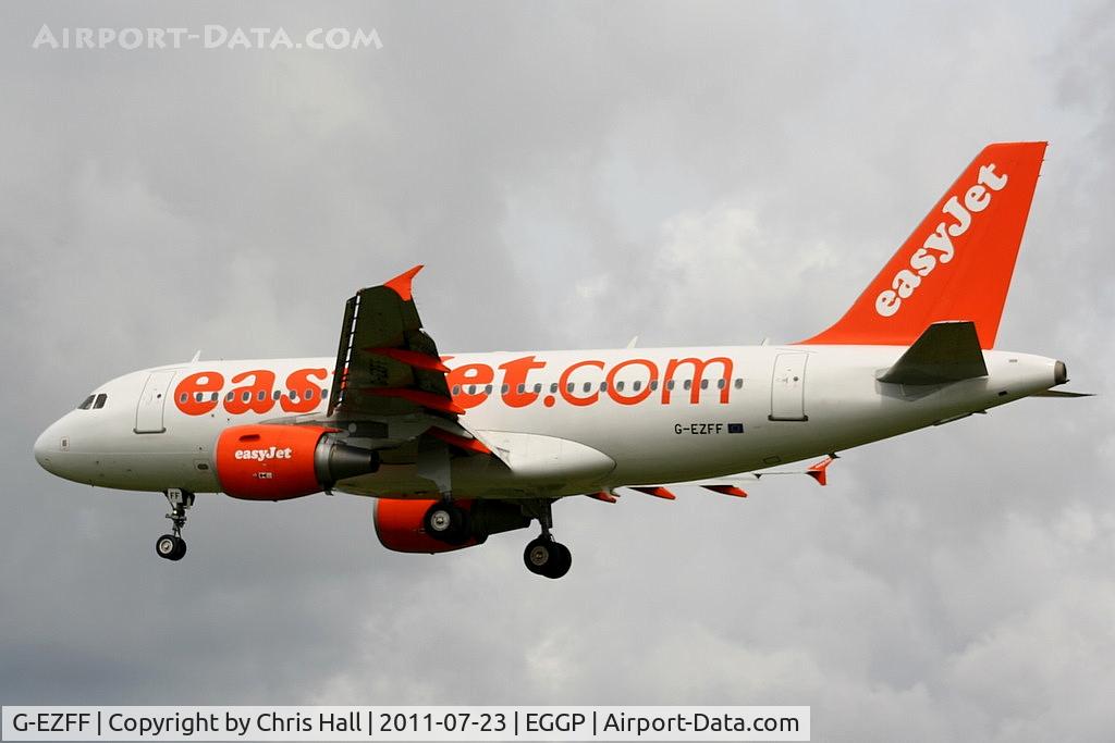 G-EZFF, 2009 Airbus A319-111 C/N 3844, easyJet
