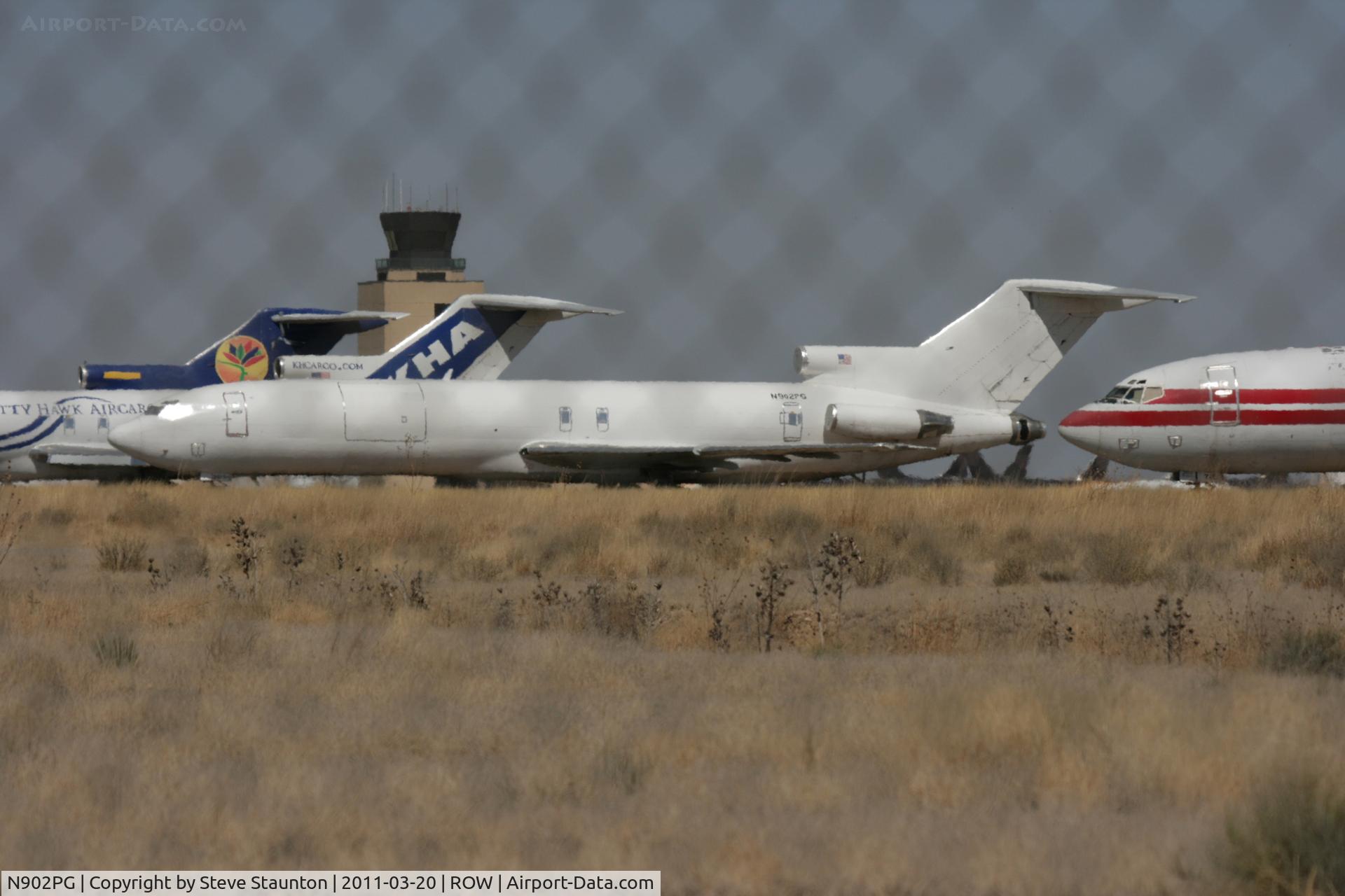 N902PG, 1973 Boeing 727-281F C/N 20725, Taken at Roswell International Air Centre Storage Facility, New Mexico in March 2011 whilst on an Aeroprint Aviation tour
