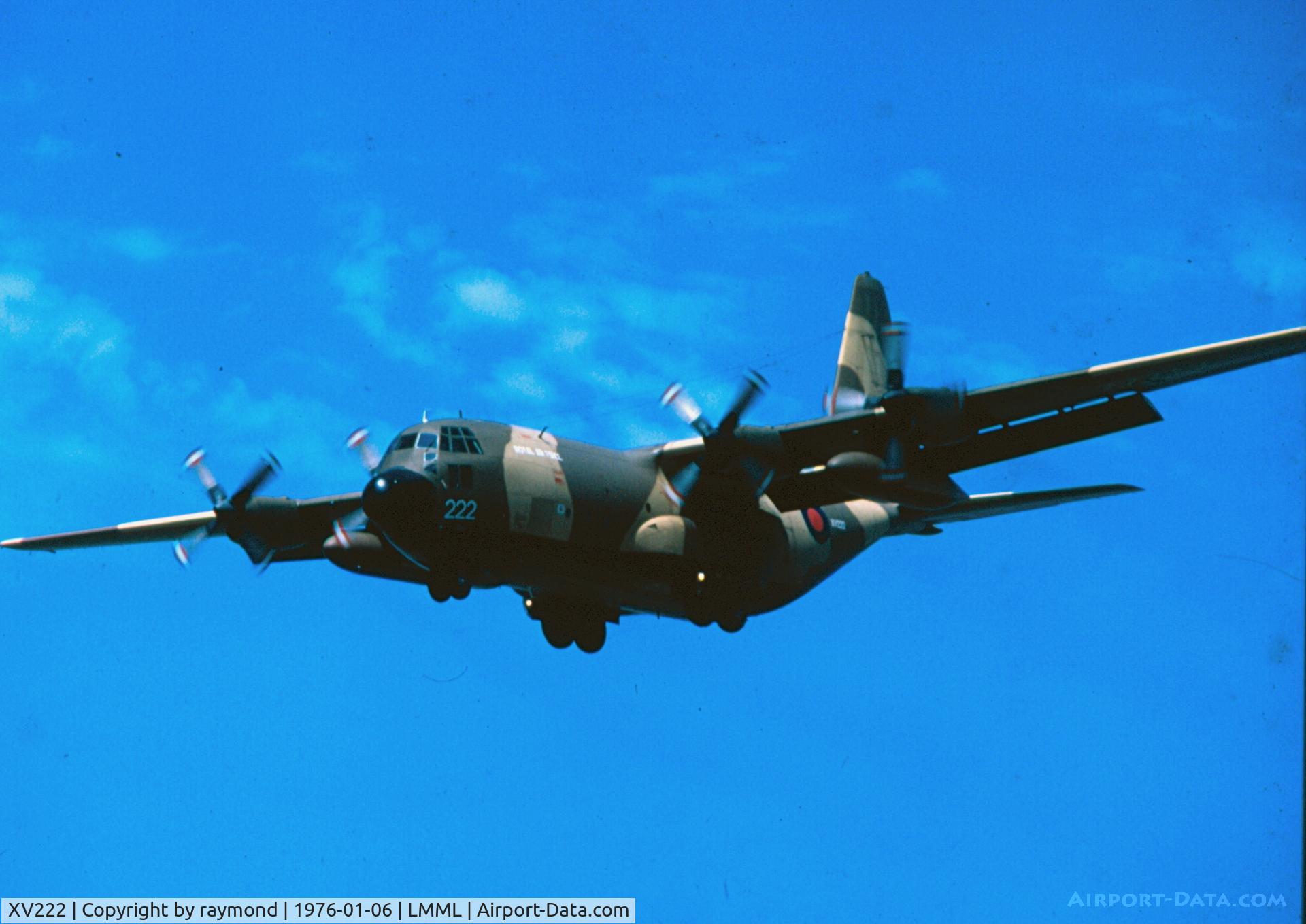 XV222, 1967 Lockheed C-130K Hercules C.1 C/N 382-4252, C130 XV222 RAF