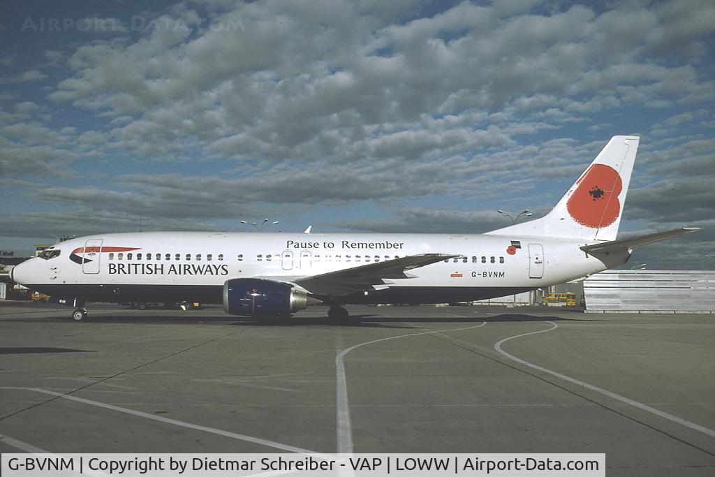 G-BVNM, 1989 Boeing 737-4S3 C/N 24163, British Airways Boeing 737-400