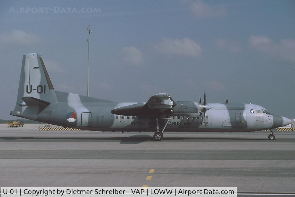 U-01, 1995 Fokker 60UTA-N C/N 20321, Dutch Air Force Fokker 60