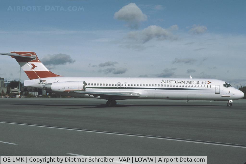 OE-LMK, 1987 McDonnell Douglas DC-9-87 C/N 49411, Austrian Airlines MD87