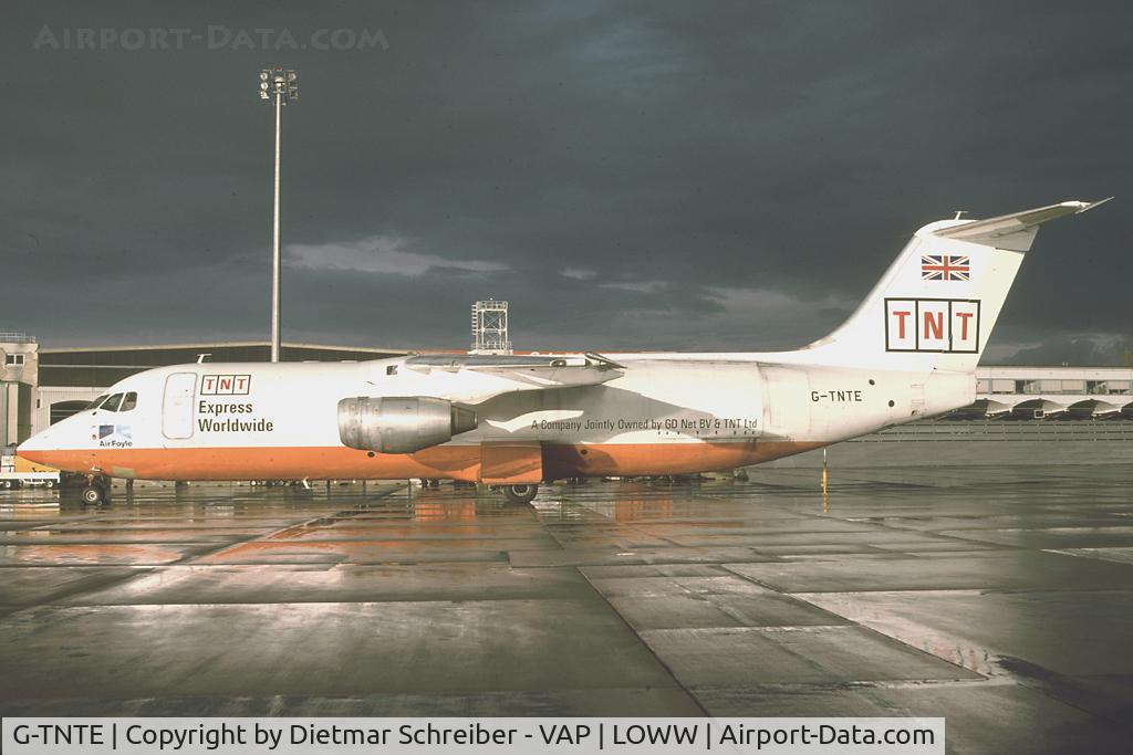 G-TNTE, 1989 British Aerospace BAe.146-300 C/N E3153, Air Foyle Bae 146