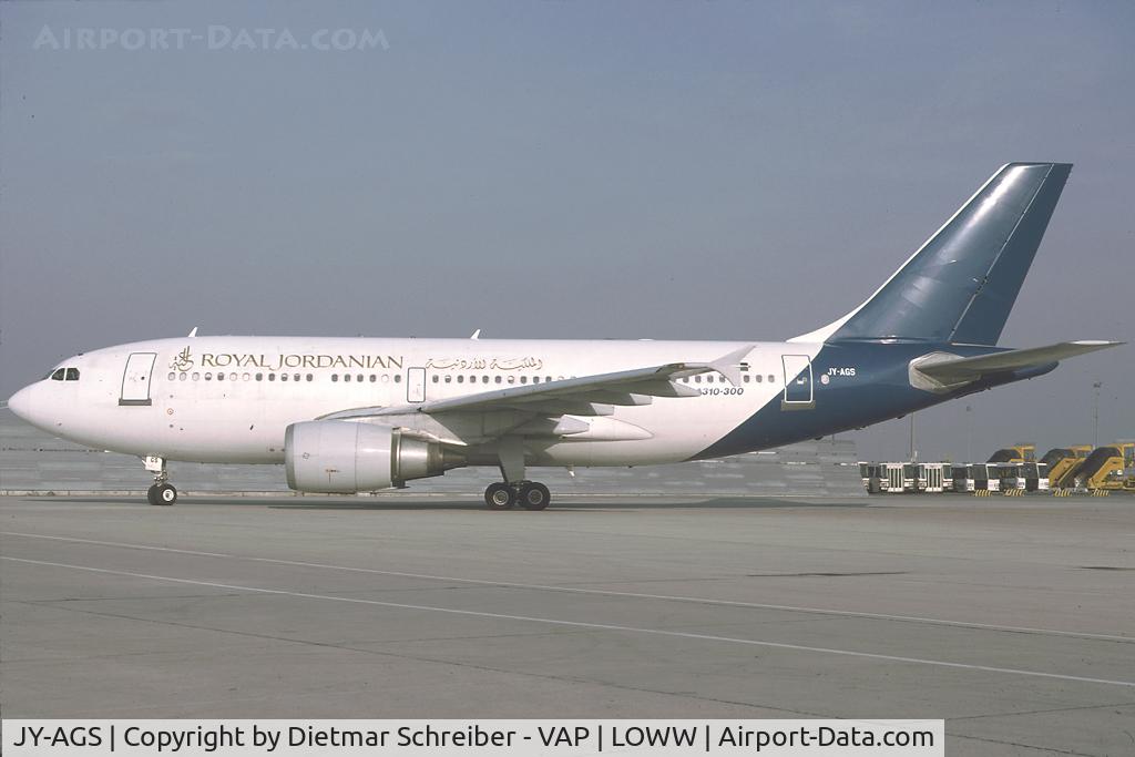 JY-AGS, Airbus A310-300 C/N 598, Royal Jordanian Airbus A310