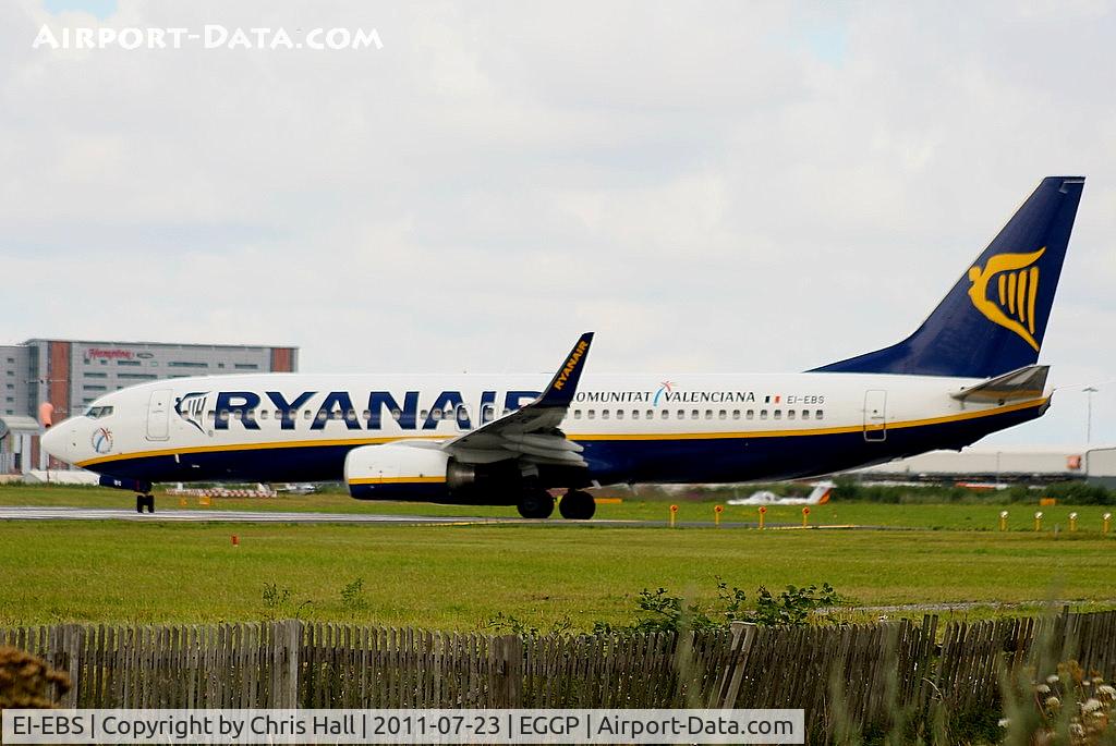 EI-EBS, 2009 Boeing 737-8AS C/N 35001, Ryanair