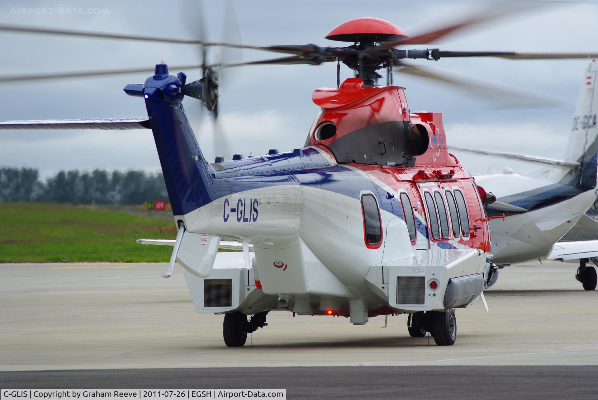 C-GLIS, 2011 Eurocopter EC-225LP Super Puma C/N 2798, About to depart.