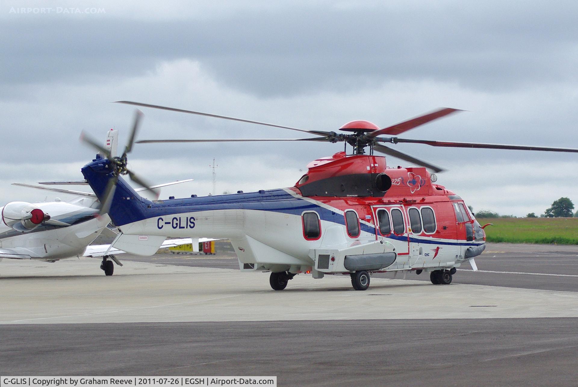 C-GLIS, 2011 Eurocopter EC-225LP Super Puma C/N 2798, About to depart.
