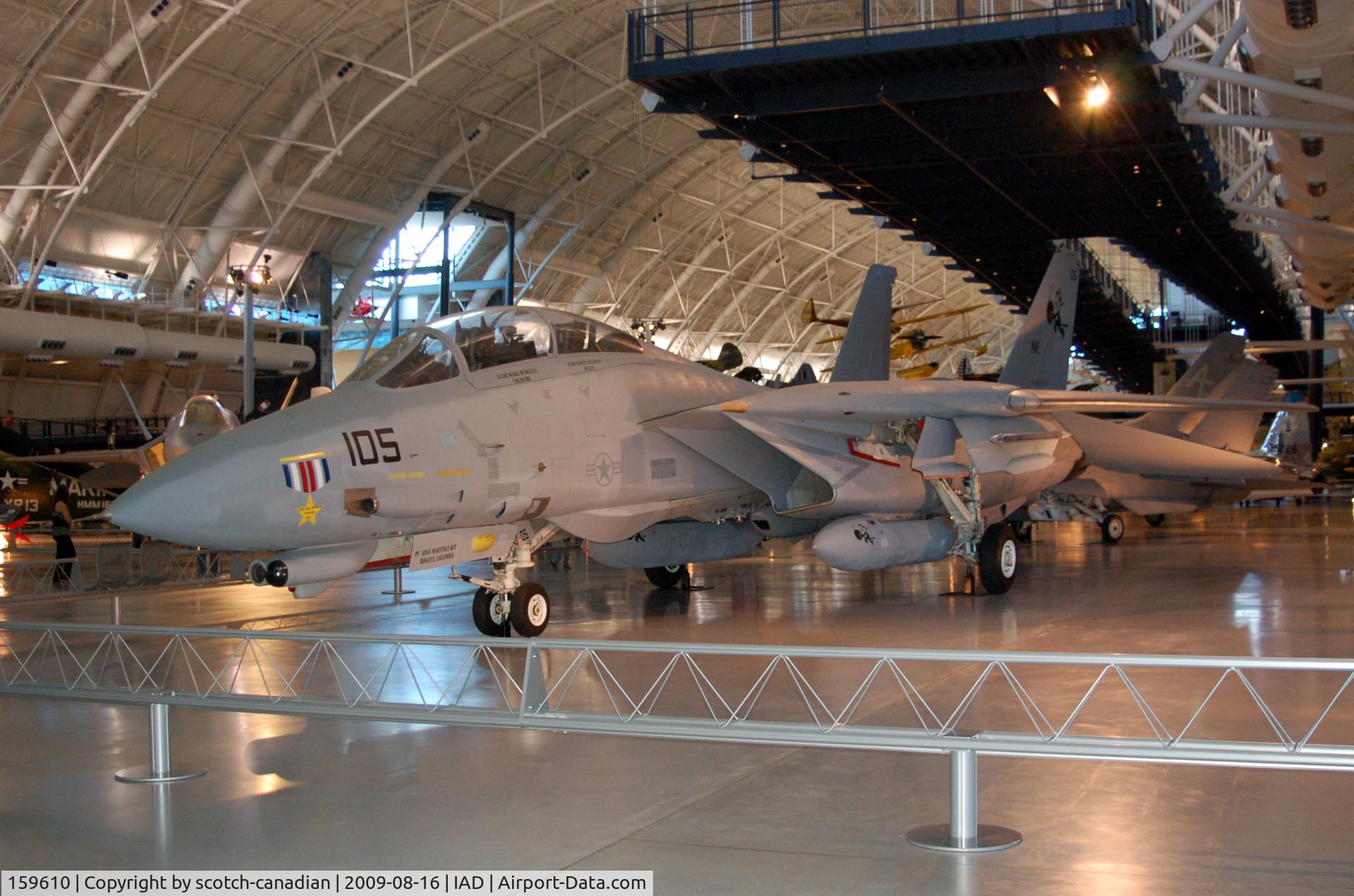 159610, Grumman F-14D(R) Tomcat C/N 157, Grumman F-14D(R) Tomcat at the Steven F. Udvar-Hazy Center, Smithsonian National Air and Space Museum, Chantilly, VA