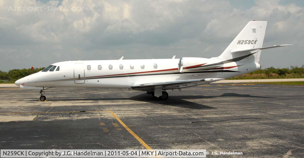 N259CK, 2009 Cessna 680 Citation Sovereign C/N 680-0278, At Marco Island FL
