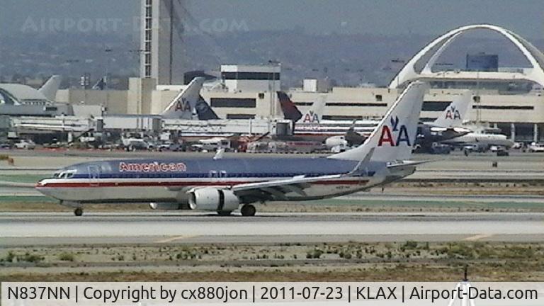 N837NN, 2010 Boeing 737-823 C/N 30908, Thrust reversers and spoilers deployed
