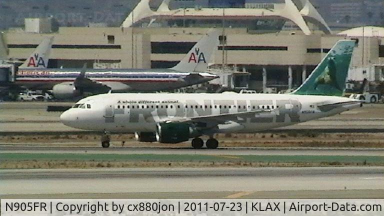 N905FR, 2001 Airbus A319-111 C/N 1583, N905FR @ LAX