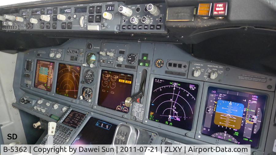B-5362, 2000 Boeing 737-86J C/N 30499, cockpit